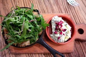 Flame roasted aubergine biryani, coconut yoghurt, mint & cucumber_14758909498_l