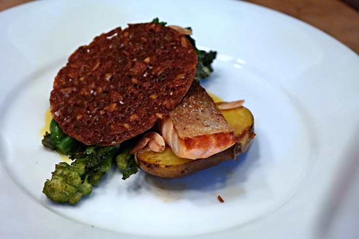 One of the many mains - the fish dish